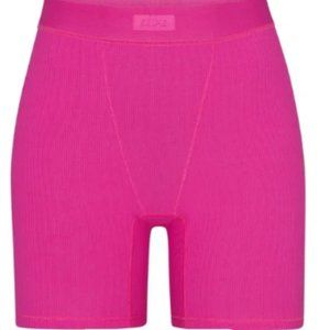 Skims Soft Lounge Hot Pink Boxer XS